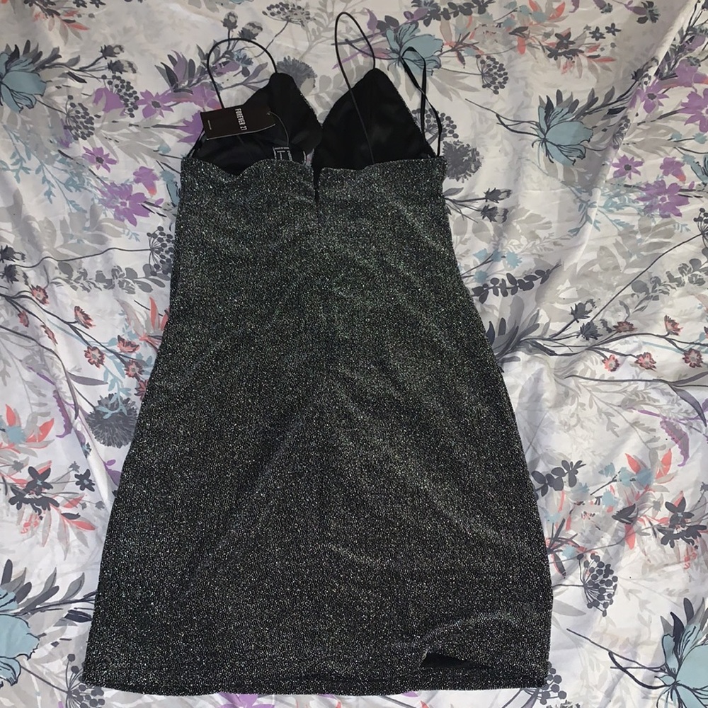 Beautiful Silver and black dress . Brand new - Picture 2 of 2